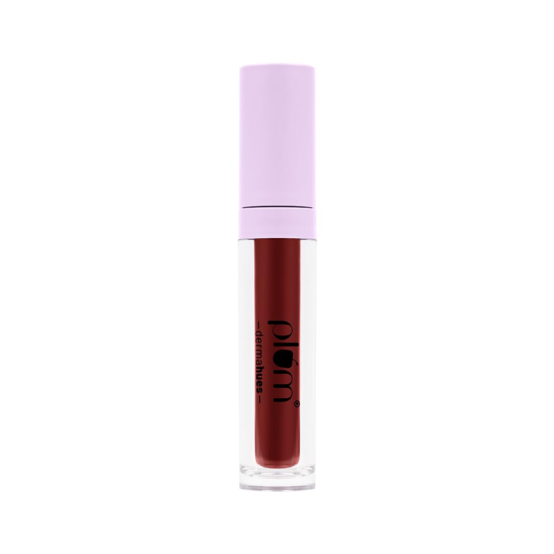 Plum Glassy Glaze Lip Lacquer - (Red My Mind) - 3-in-1 Lipstick + Lip Balm + Gloss, 4.5 Ml