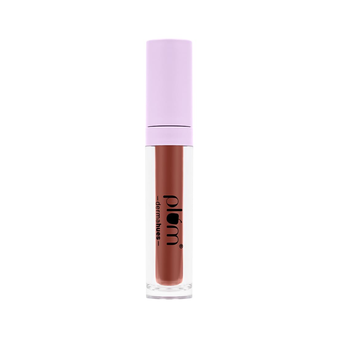 Plum Glassy Glaze Lip Lacquer - (Coral The Shots) - 3-in-1 Lipstick + Lip Balm + Gloss, 4.5 Ml