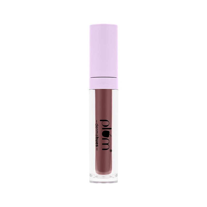 Plum Glassy Glaze Lip Lacquer - (MAuvelous) - 3-in-1 Lipstick + Lip Balm + Gloss, 4.5 Ml