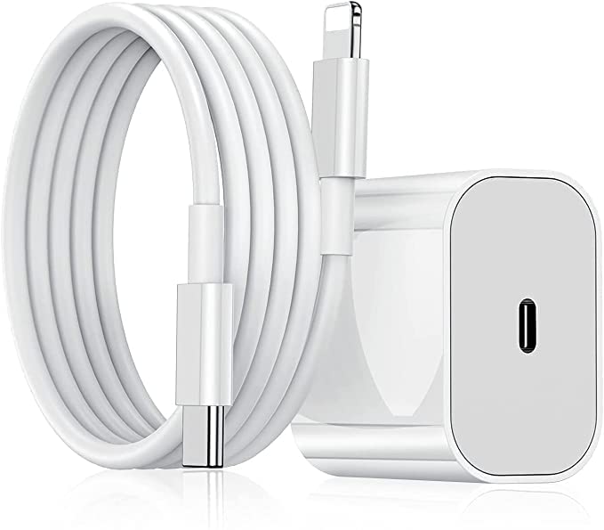 Apple Compatible Original iPhone 20W USB C Power Adapter with 3.3FT Lightening Charging Cable for Apple iPhone