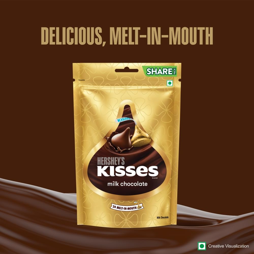 Kisses Milk Chocolate Melt-In-Mouth Chocolates (24 UNITS)