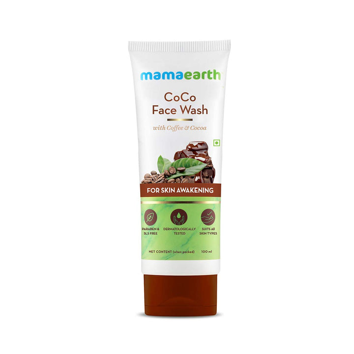 Mamaearth Coco Face Wash - Coffee & Cocoa for Energizing Cleanse (100 ML)