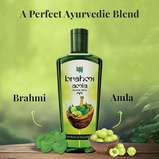 Bajaj Brahmi Amla Hair Oil for Hair Growth (50 ML) - Pack of 5