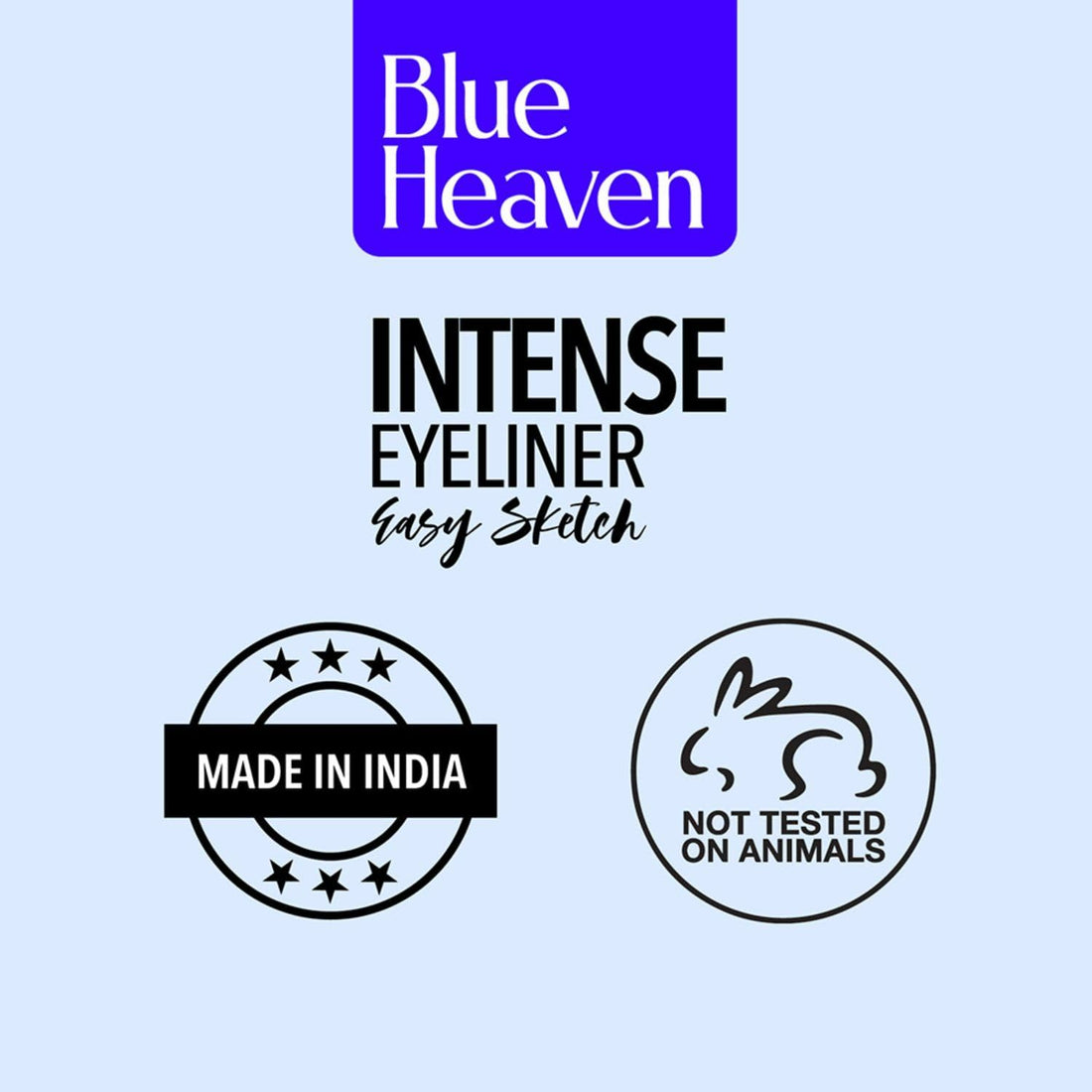 Blue Heaven Intense Easy Sketch Pencil Matte Eyeliner - 1ML - BLACK