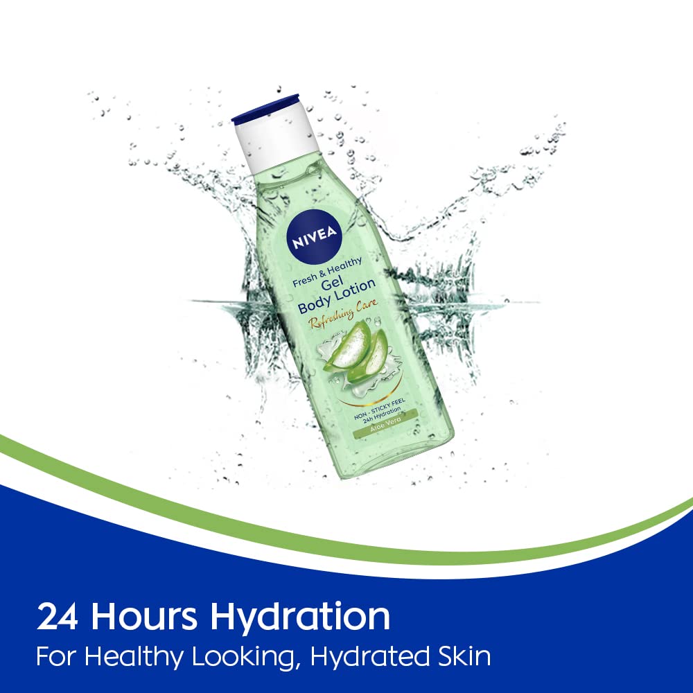 Nivea Gel Body Lotion, Refreshing Care, 24H Hydration (75 ML)