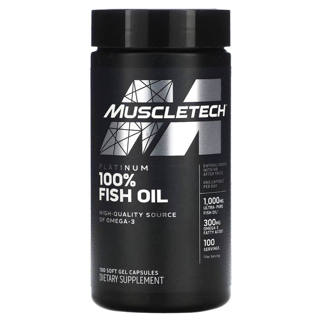 MuscleTech Platinum 100% Fish Oil Omega 3 - 100 N