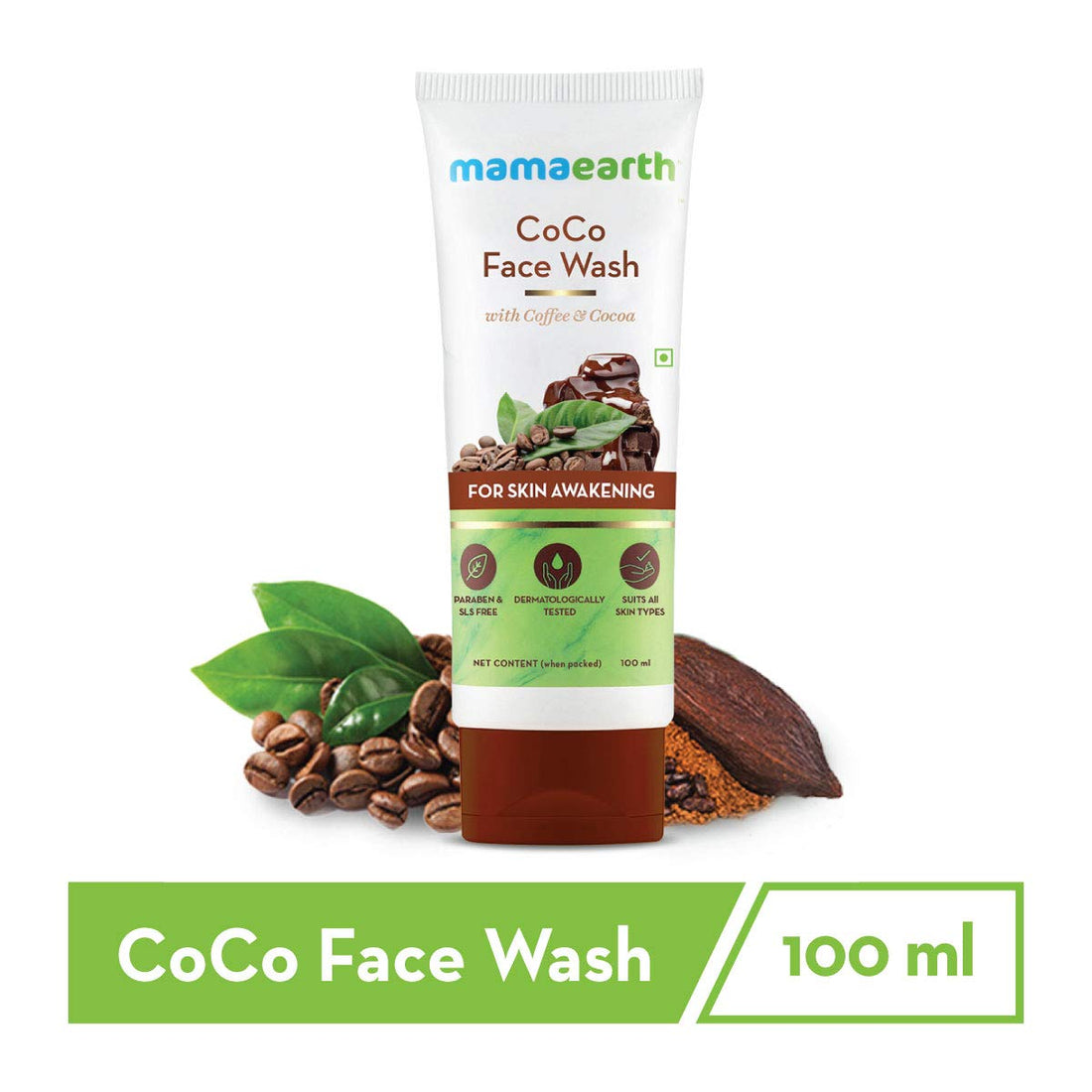 Mamaearth Coco Face Wash - Coffee & Cocoa for Energizing Cleanse (100 ML)