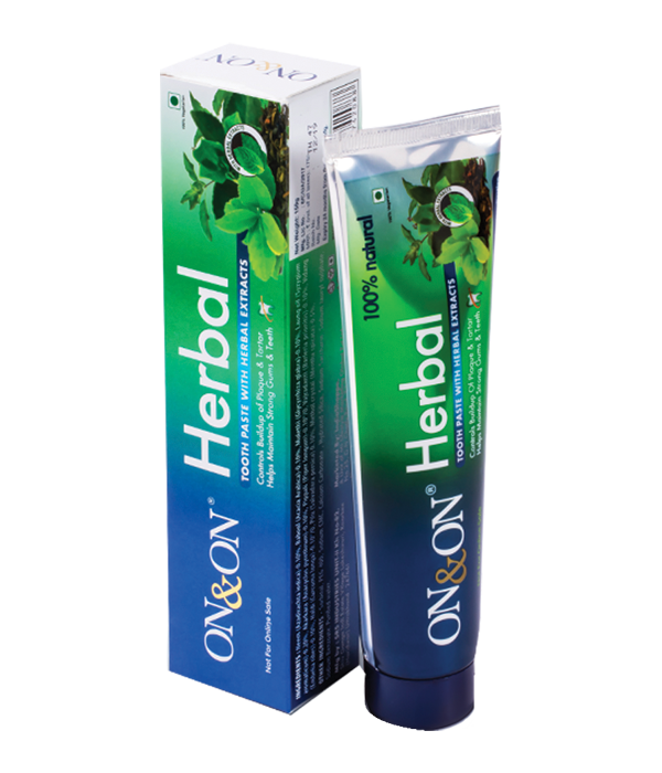 On & on Herbal Tooth Paste With Herbal Extracts (150g)