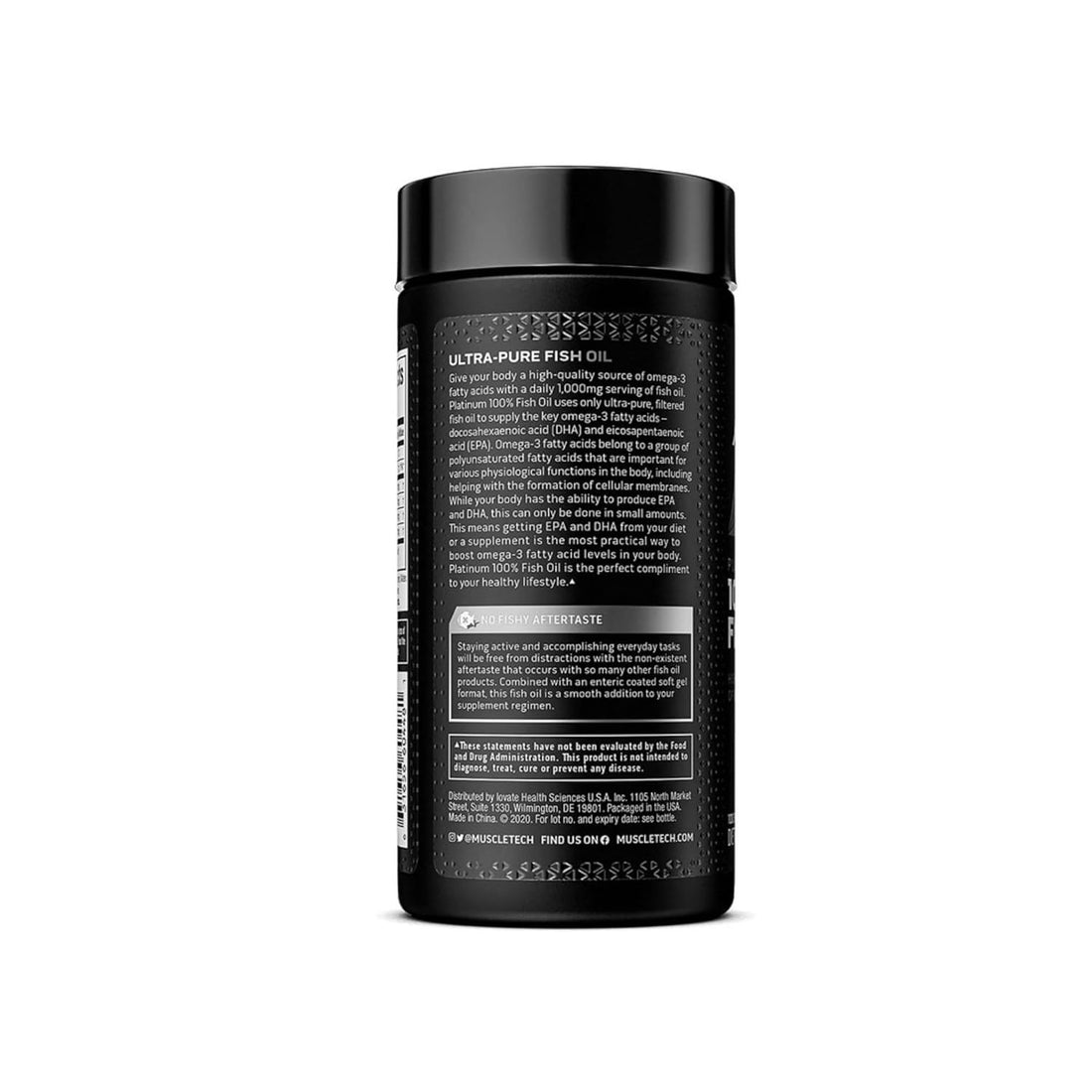 MuscleTech Platinum 100% Fish Oil Omega 3 - 100 N