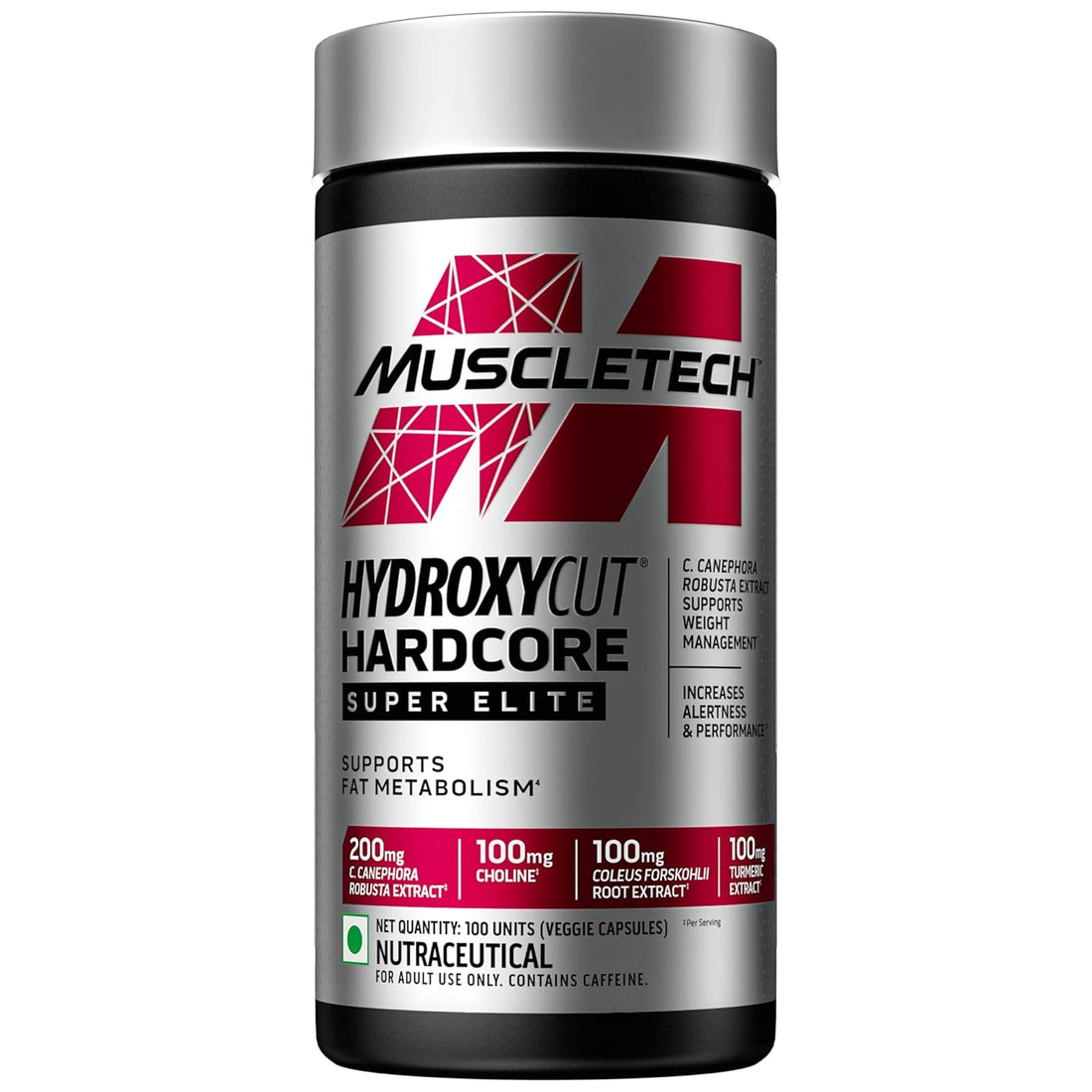 MuscleTech Hydroxy cut Hardcore Super Elite - 100N