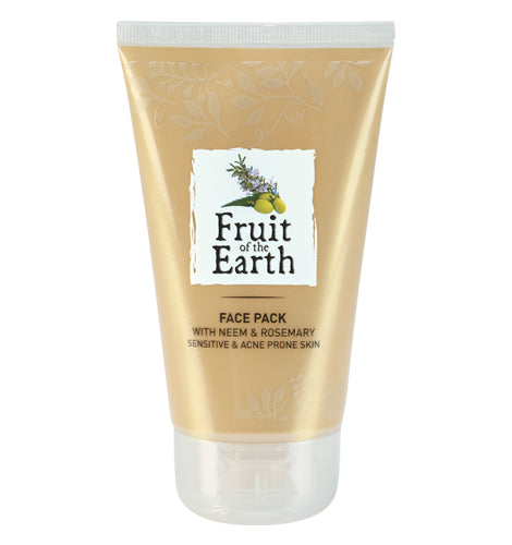 MODICARE Fruit of the Earth Face Pack With Neem & Rosemary: Gentle & Effective Care for Sensitive & Acne-Prone Skin-100ml