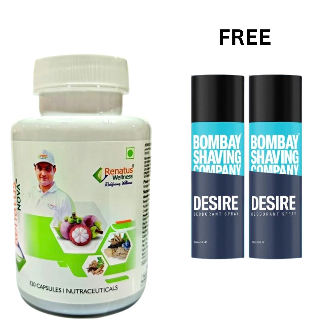 Renatus Wellness Renatus Nova - Original (120 N) and Bombay Shaving Company Deodorant x 2 FREE