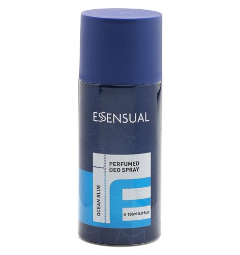 MODICARE Essensual Perfumed Deo Spray For Men - Ocean Blue: Refreshing & Long-Lasting Aquatic Freshness-150ml