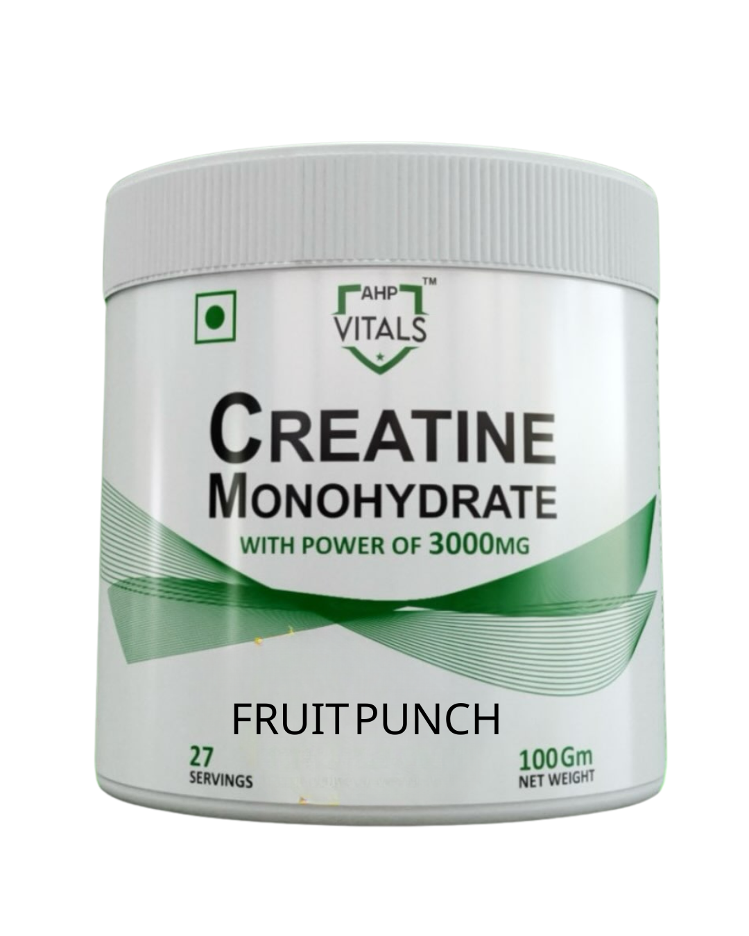 AHP Vitals Creatine Monohydrate - Fruit Punch - 100g: Power Up Your Performance with a Fruity Kick