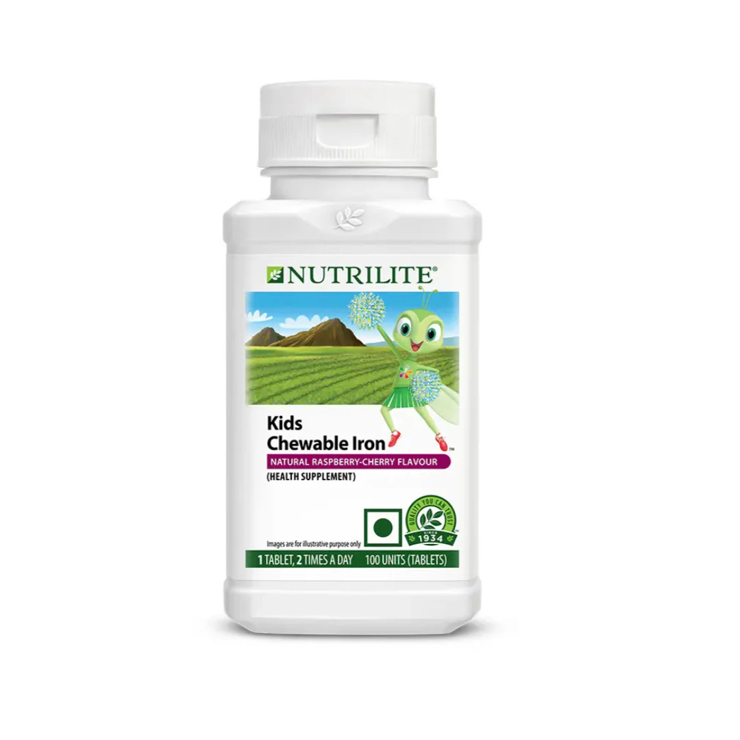 Amway Nutrilite Kids Chewable Iron (100 UNITS)