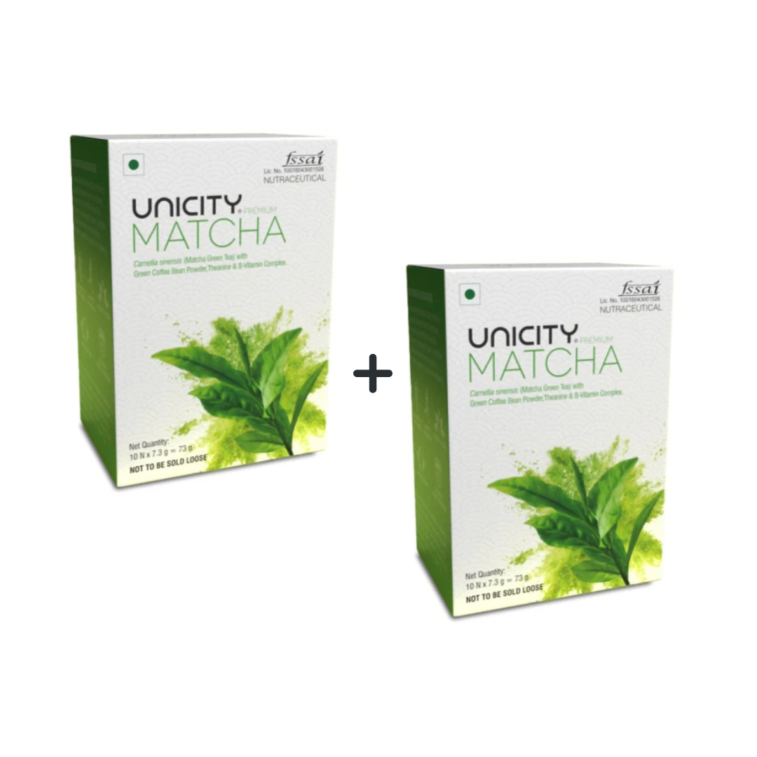 Unicity Premium Matcha (10 Sachets) - Pack of 2