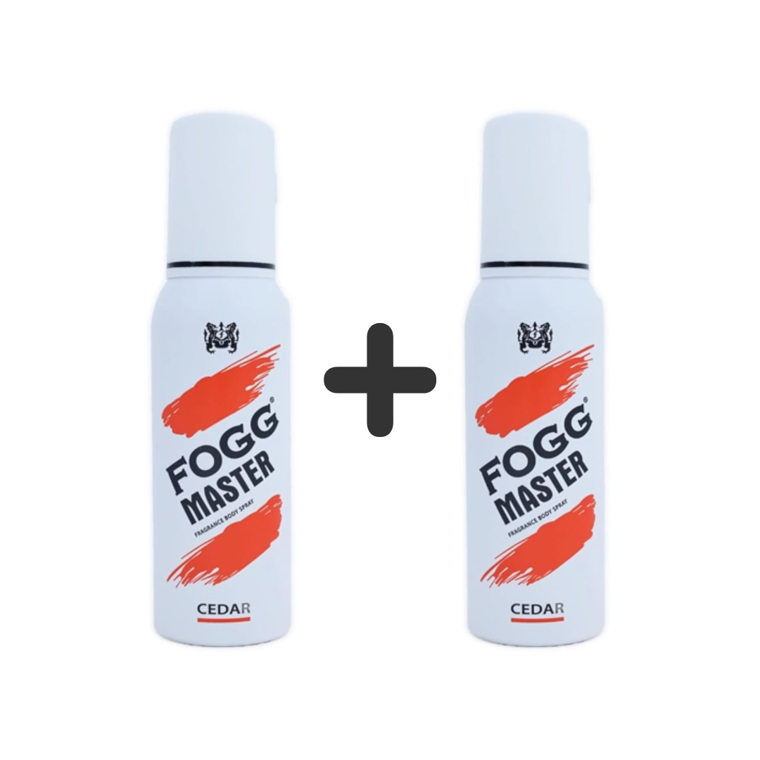 Fogg Master Cedar Body Spray Deodorant (150 ML) - Pack of 2