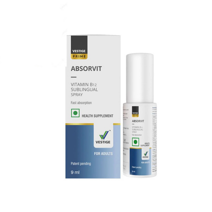 Vestige Prime Absorvit Vitamin B12 Sublingual Spray (9 ML)