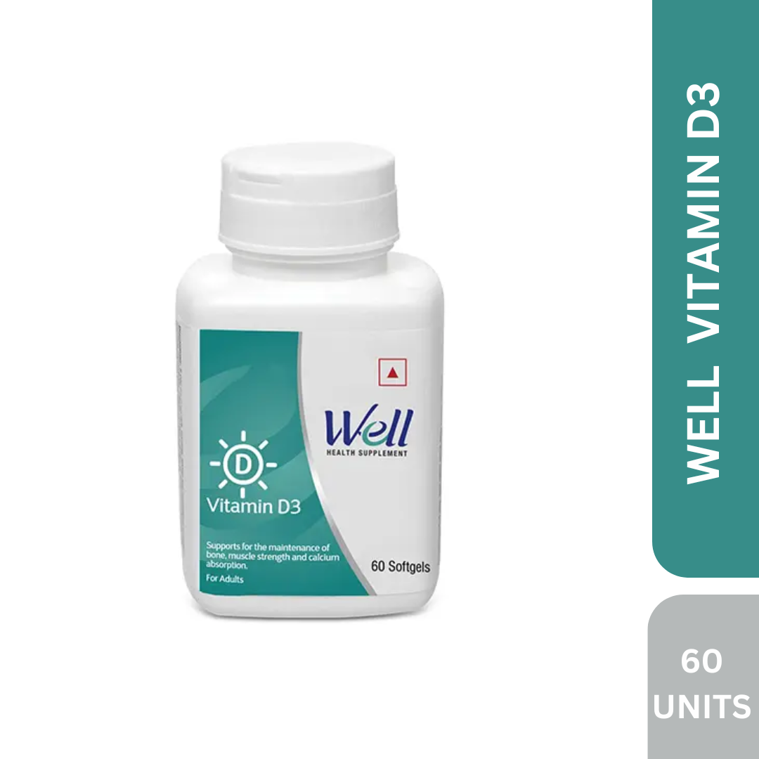 Modicare Well Vitamin D3 (60 UNITS)