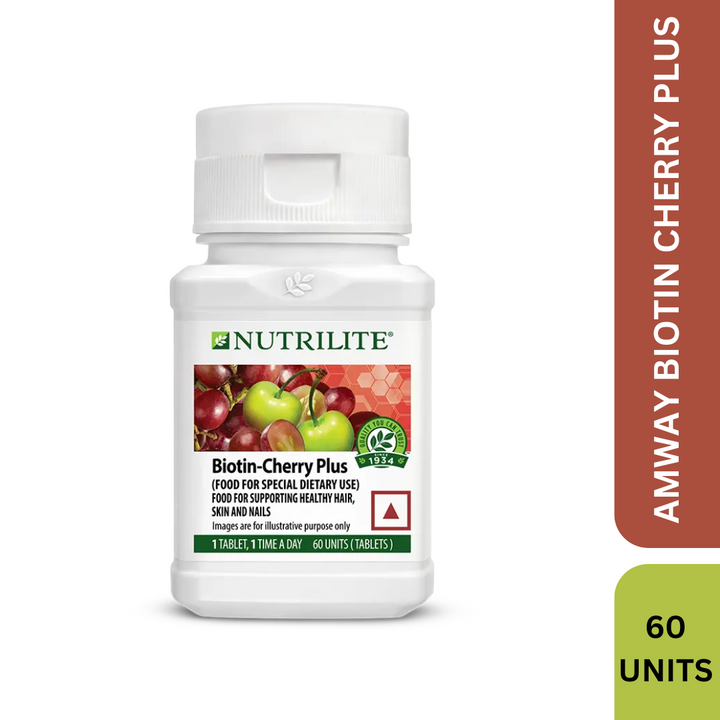 Amway Nutrilite Biotin - Cherry Plus (60 Units)