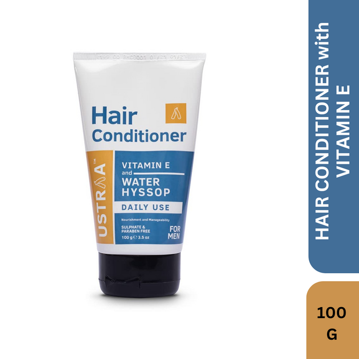 Ustraa Daily Use Hair Conditioner with Vitamin E & Water Hyssop - 100gm