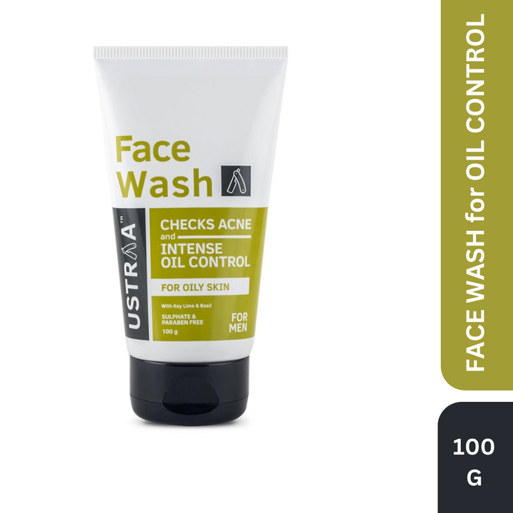 Ustraa Face Wash Checks Acne and Intense Oil Control - 100g