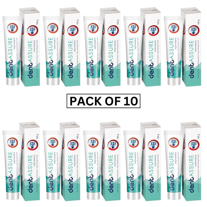 Vestige Dentassure Toothpaste (100g) - Pack of 10