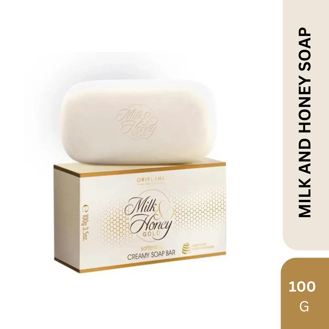 Oriflame Milk and Honey Gold Softening Creamy Soap Bar (100g)