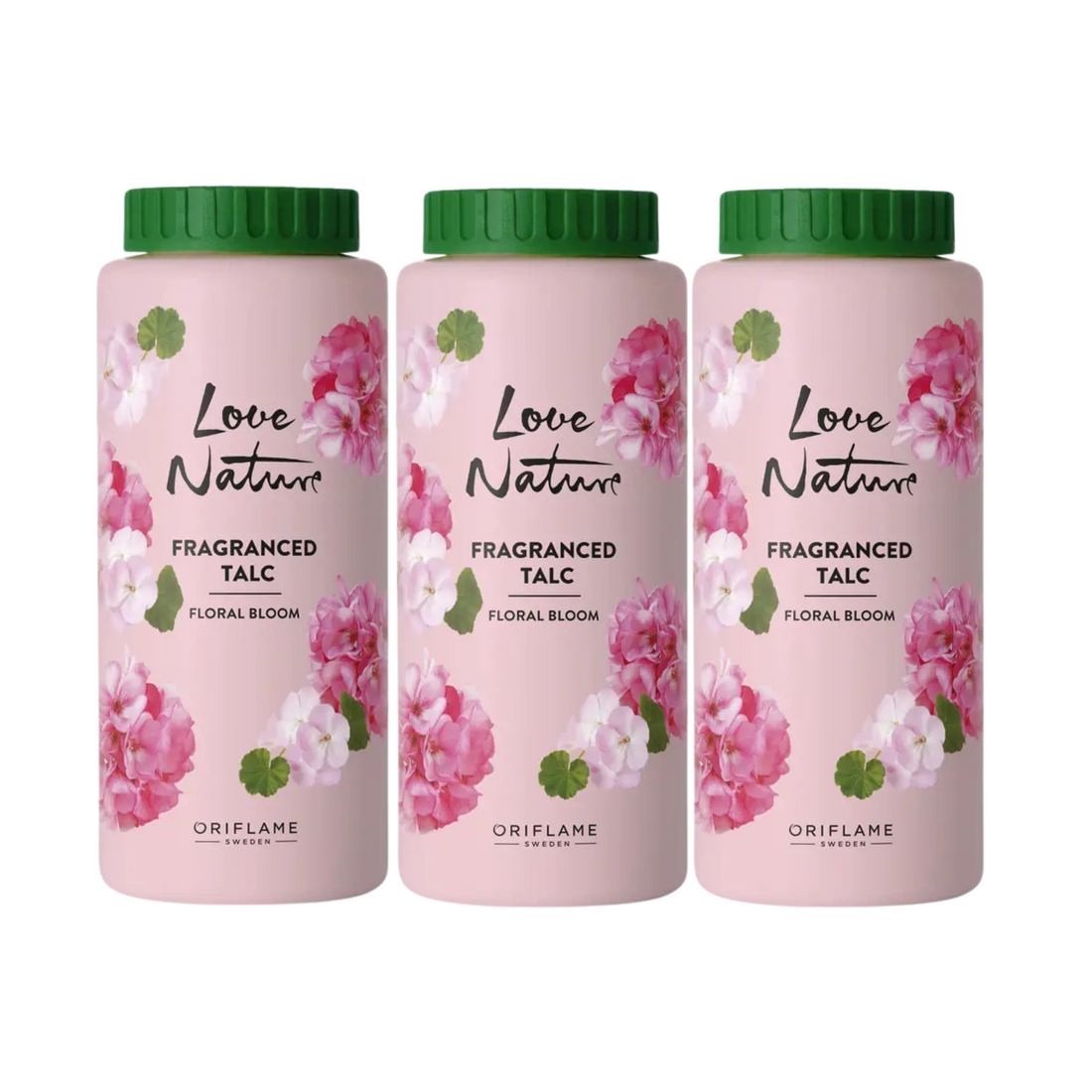 ORIFLAME Love Nature Fragranced Talc Floral Bloom | Elegant Freshness for Everyday Comfort - 300g