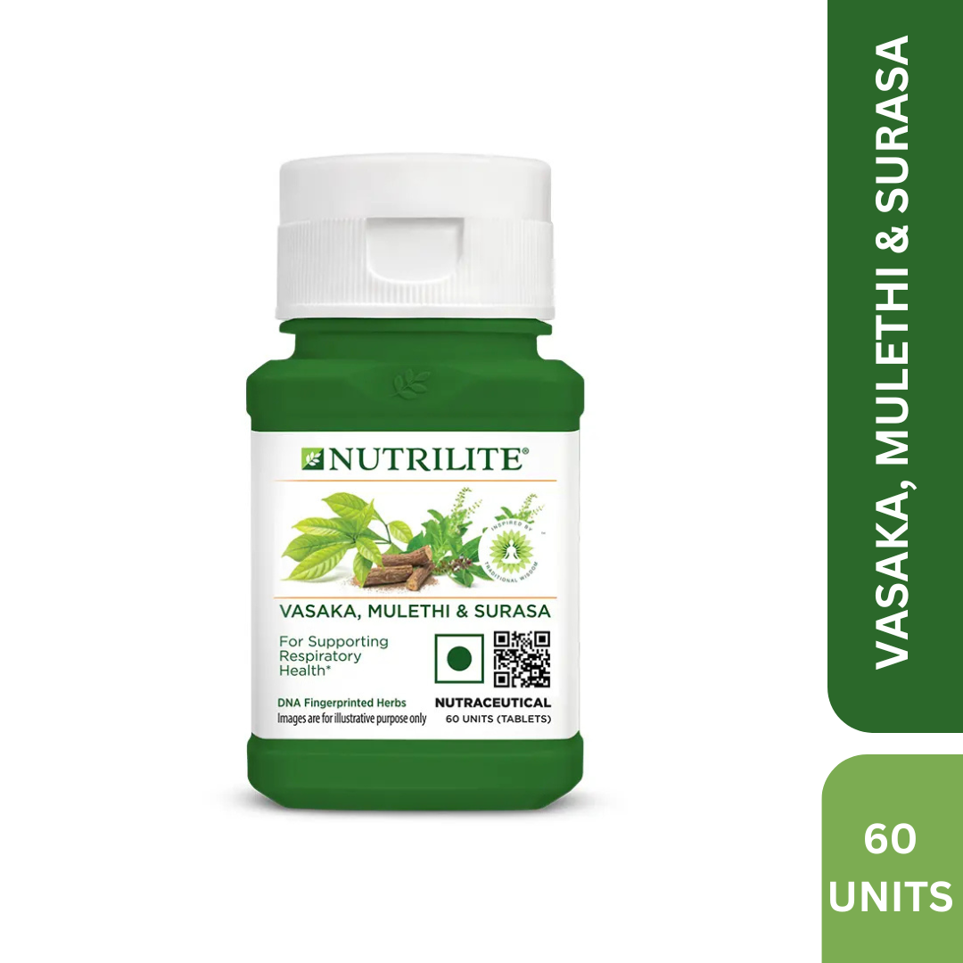 Amway Nutrilite Vasaka, Mulethi & Surasa (60 UNITS)