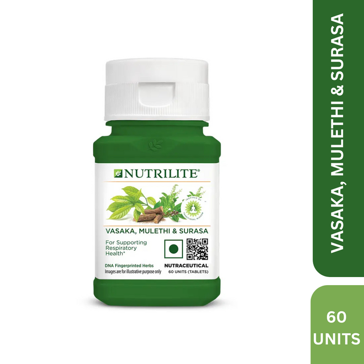 Amway Nutrilite Vasaka, Mulethi & Surasa (60 UNITS)