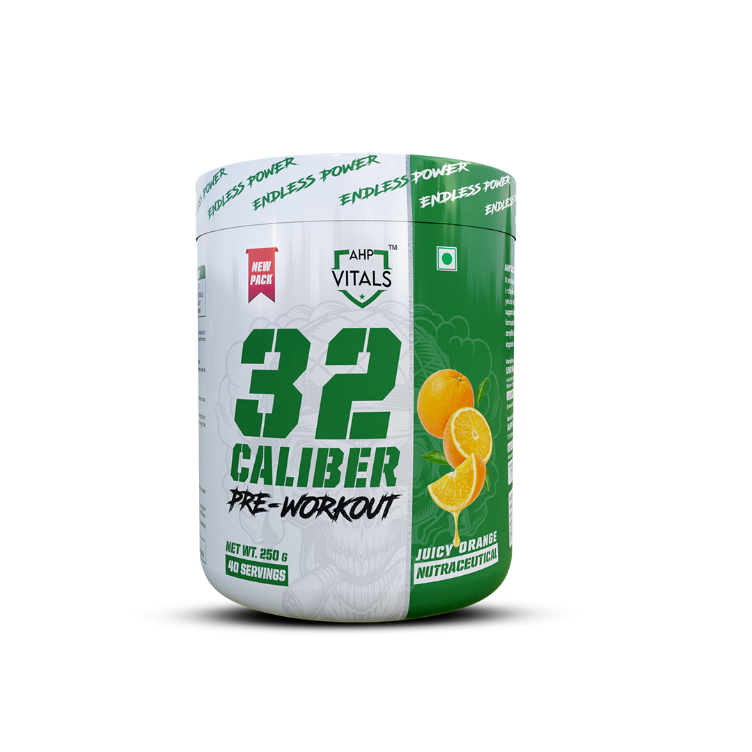 AHP Vitals 32 Caliber Pre Workout - 250g : Fuel Your Body for Intense Training