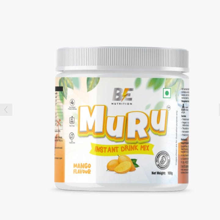 BE Nutrition Muru Instant Drink Mix - Mango (100g)