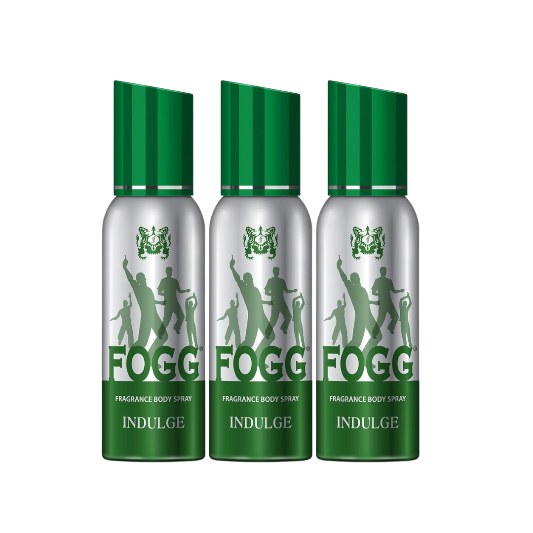 Fogg Indulge Fragrance Body Spray, 120ml - Long-Lasting Scent - PACK OF 3