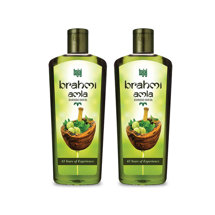 Bajaj Brahmi Amla Hair Oil for Hair Growth (50 ML) - Pack of 2