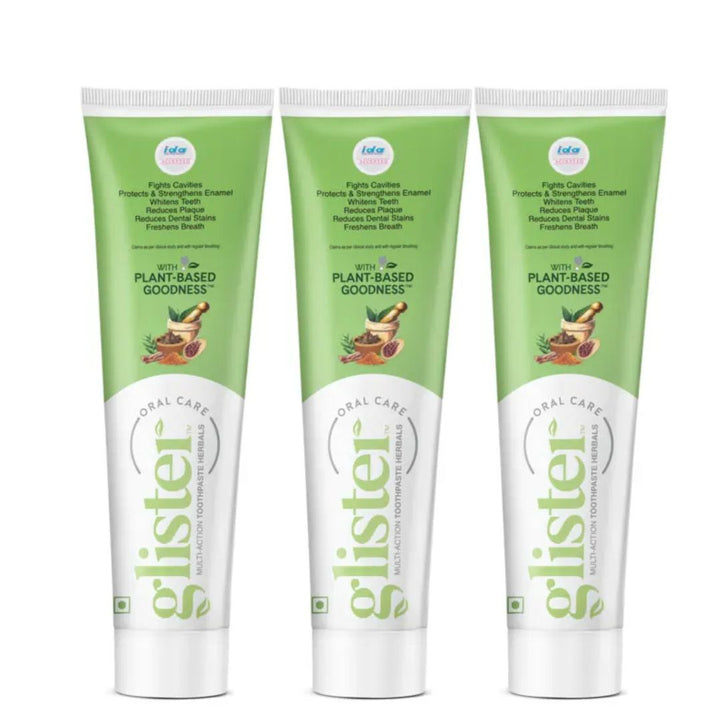 Amway Glister Multi-Action Toothpaste Herbals - 200 g - Pack of 3