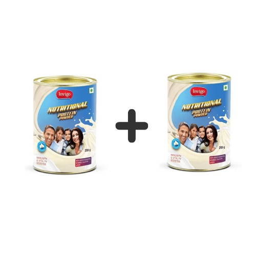 Vestige Invigo Nutritional Protein Powder - Vanilla - 200g-FACK OF 2