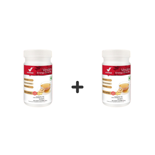 Vestige Veslim Energy Drink Mix (Ginger) 50g - PACK OF  2
