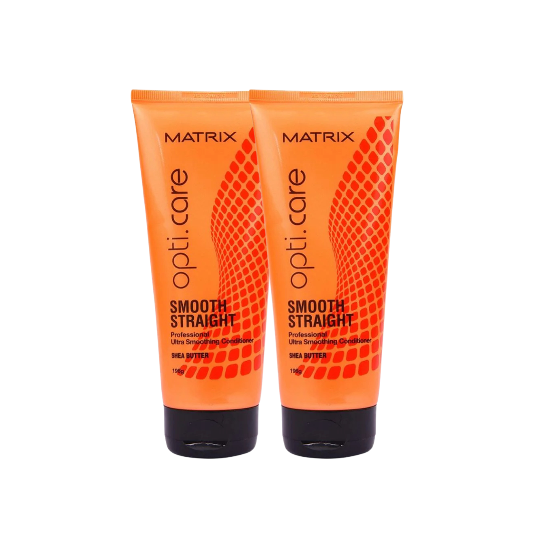 Matrix Opti Care Smooth Straight Conditioner, 196g, Frizz Control - PACK OF 2