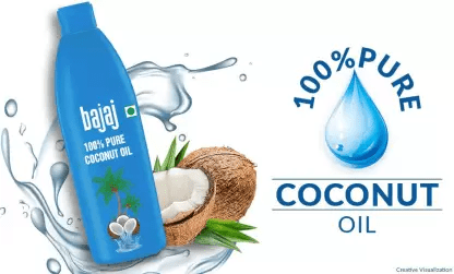 Bajaj 100% Pure Coconut Oil (45 ML)