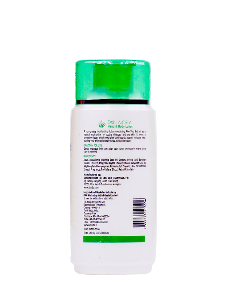 DXN Aloe V Hand & Body Lotion (250 ml) - Hydrating & Soothing for All Skin