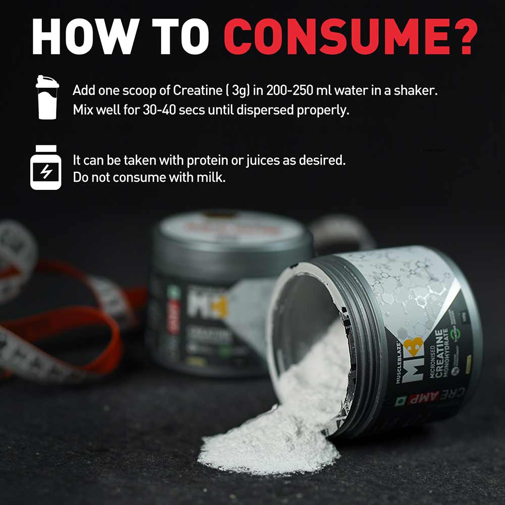 MuscleBlaze Micronized Creatine Monohydrate - 100g