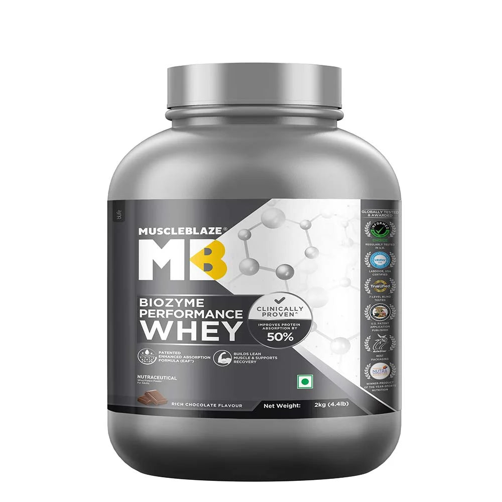 MuscleBlaze Biozyme Performance Whey - 2kg