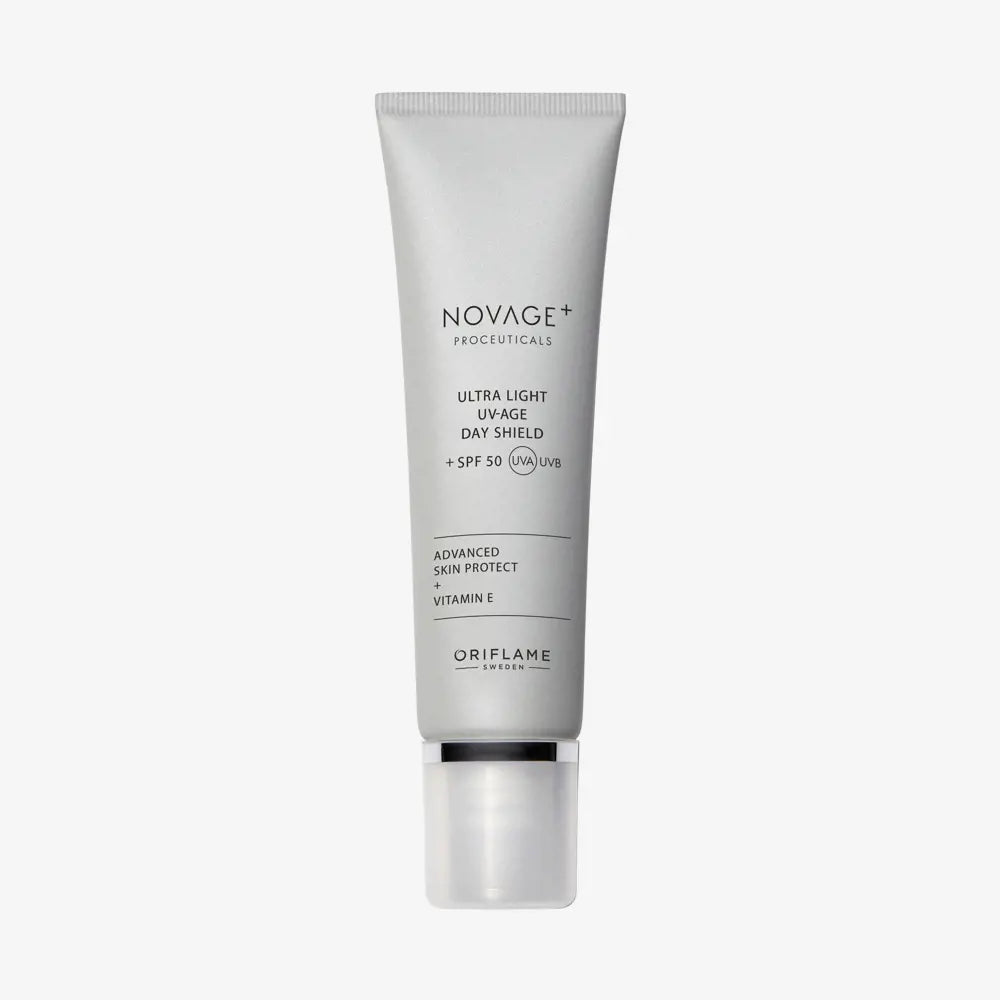 ORIFLAME Novage+ Proceuticals Ultra Light UV-Age Day Shield + SPF 50 – Advanced Skin Protection (30 ML)