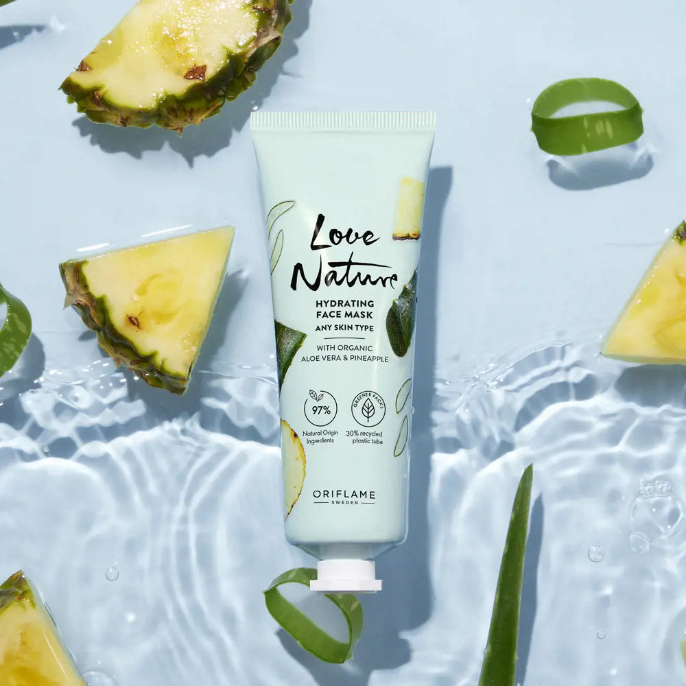 ORIFLAME Love Nature Hydrating Face Mask – Refreshing & Nourishing Care (75 ML)