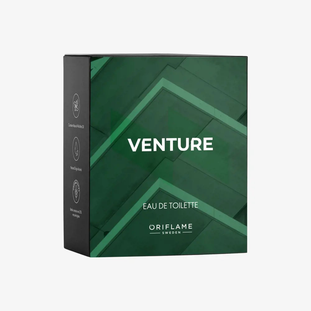 ORIFLAME Venture Eau de Toilette – Fresh & Masculine Fragrance (100 ML)