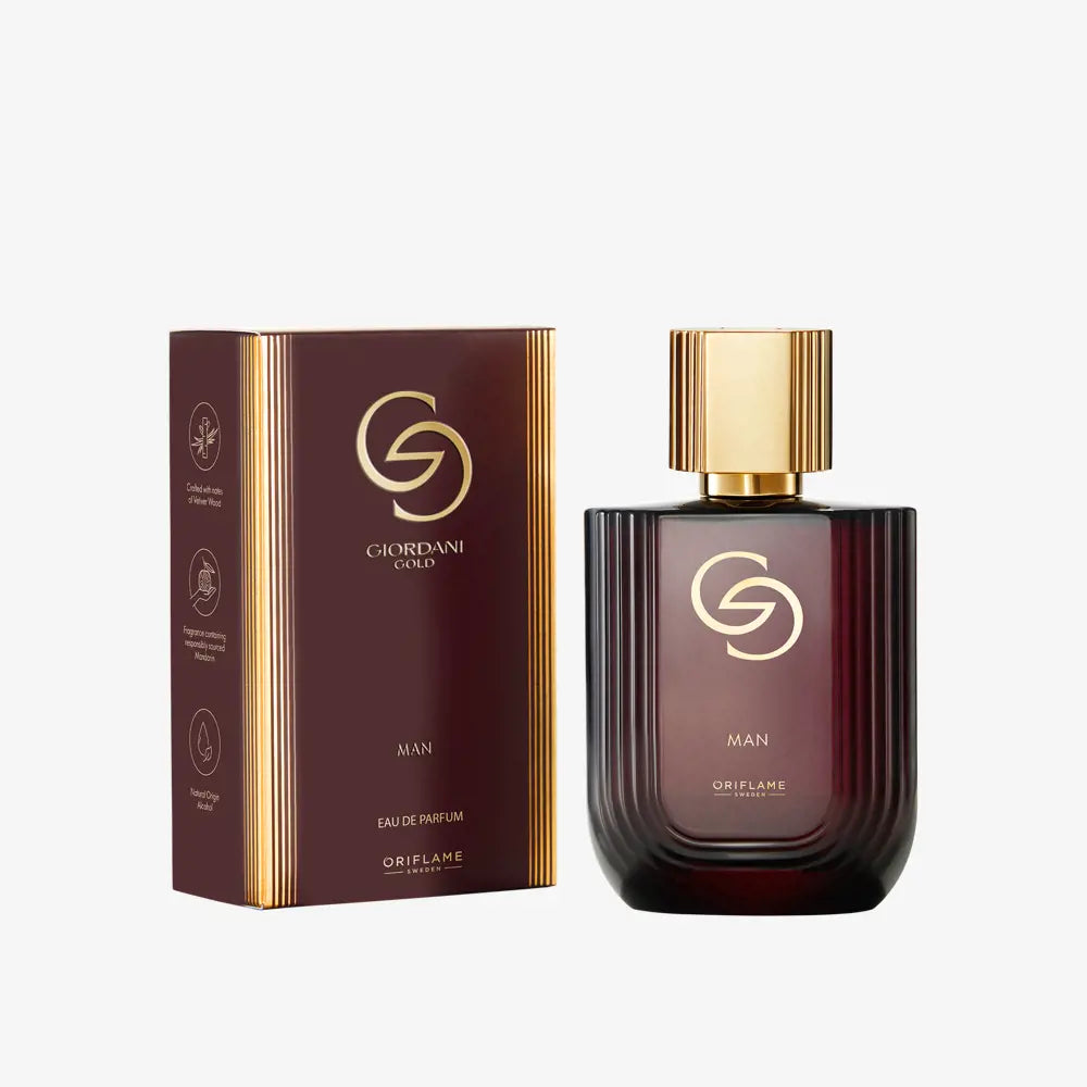ORIFLAME Giordani Gold Man Eau de Parfum – Refined & Masculine Fragrance (75 ML)