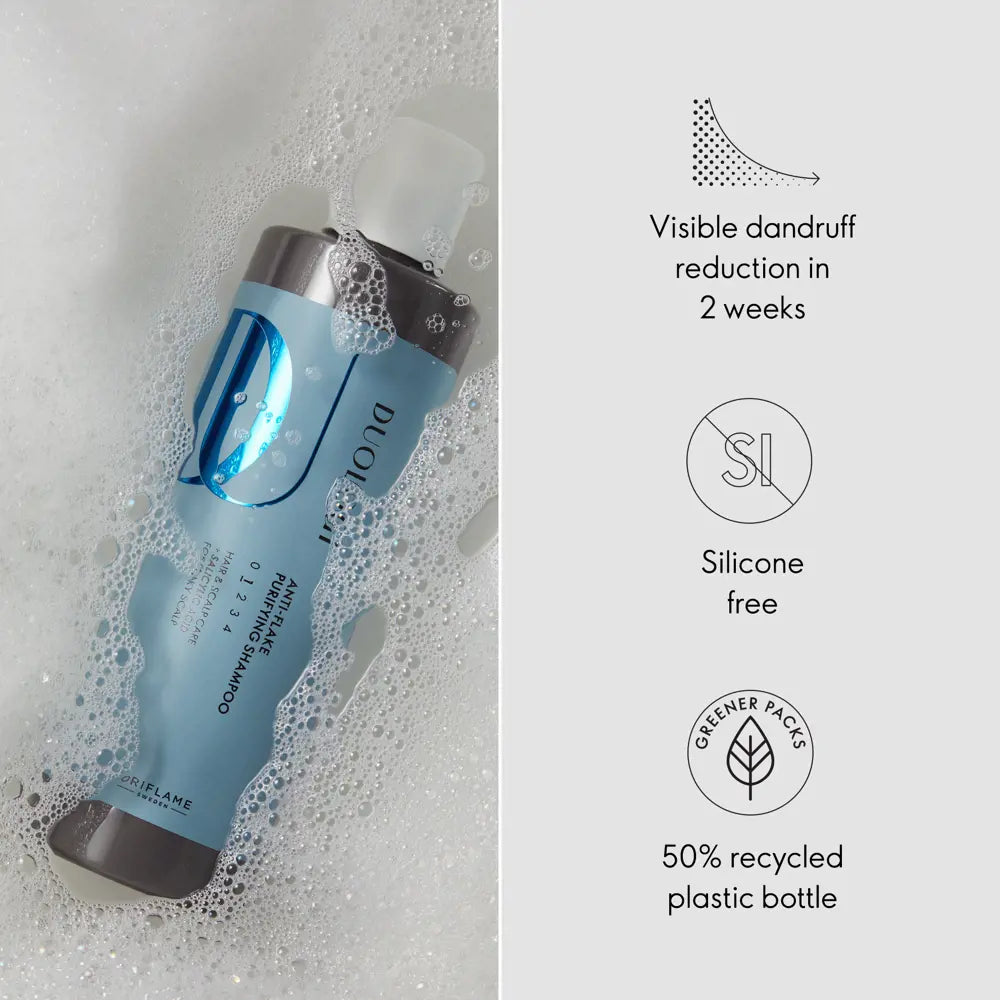 ORIFLAME Duologi Anti-Flake Purifying Shampoo – Refreshing & Flake-Free Formula (250 ML)