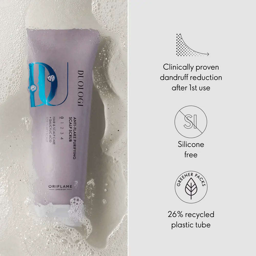 ORIFLAME Duologi Anti-Flake Purifying Scalp Scrub - Dandruff Relief (75 ML)