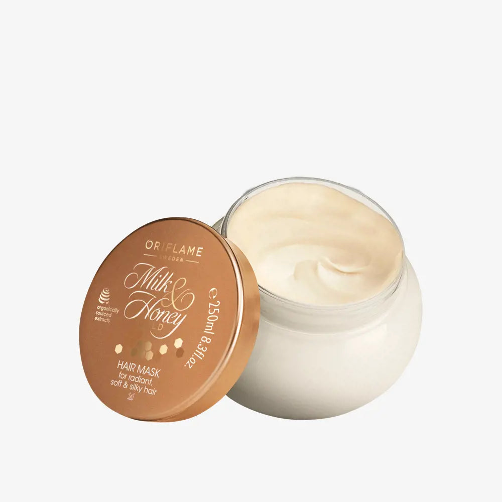ORIFLAME Milk & Honey Gold Hair Mask: Soft, Silky & Radiant Hair (250 ML)